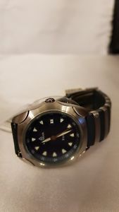 【送料無料】腕時計　ウォッチ　ビンテージハイテクアラームスチールブレスレットレザーvintage de relojero descuento dugena ktech reloj pulsera de acerocuero pvp 449