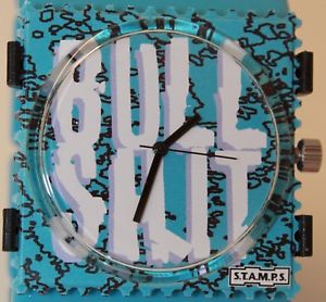 【送料無料】腕時計 ウォッチ フィールドアラームスタンプstamps estupideces esfera reloj nuevo stamps 5atm impermeable