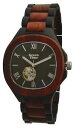 【送料無料】腕時計　ウォッチ　オロロジオゲントウォッチorologio green time automatico uomo watch wood zw073b legno sandalo 43mm gent