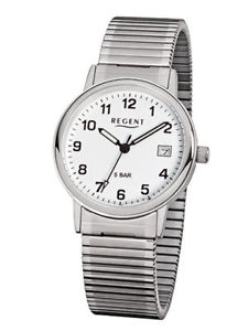 【送料無料】腕時計 ウォッチ クロックアナログステンレスシルバーregent reloj de hombre f705 anlogo acero inoxidable plata