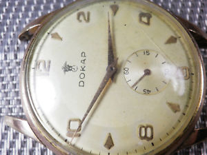 楽天hokushin【送料無料】腕時計　ウォッチ　サイズoriginal antiguo dokap aos 50 chapado en oro tamao muy grande lote watches