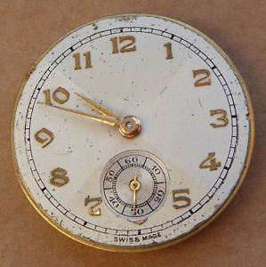 腕時計　ウォッチ　ビンテージレダナイツアラームムーブメントvintage leda caballeros reloj movimiento, 27 mm, todo bien en funcionamiento