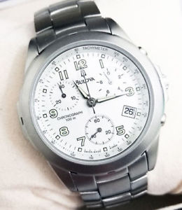 楽天hokushin【送料無料】腕時計　ウォッチ　クロノグラフraro orologio uomo bulova cronografo svizzero in acciaio lucido satinato wr100