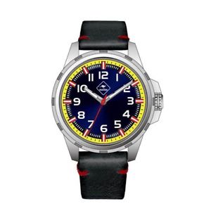 【送料無料】腕時計 ウォッチ メルボルンクロノグラフベルトroadsign crongrafo melbourne reloj pulsera hombre, correa cuero negra