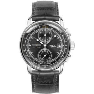 【送料無料】腕時計　ウォッチ　ツェッペリンクロノグラフグラファイトシルバーzeppelin 100 aos ed1 chronograph plata grafito colores 86702