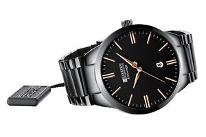 【送料無料】腕時計　ウォッチ　カレンダーウィンドウブラックピンクケンジントンbarkers de kensington para hombres reloj de entourage 43mm ventana del calendario negrorosa