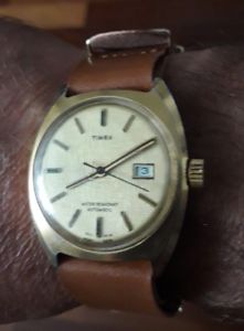 腕時計　ウォッチ　ヴィンテージtimex automatic watch orologio inglese vintage 70 funzionacollezione