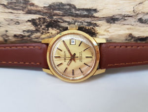 【送料無料】腕時計　ウォッチ　ティソゴールドビンテージクロックレディースvintage usado tissot gp oro cuadrante fecha reloj de seoras