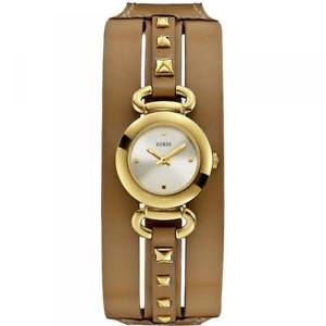 ̵ӻסåɥʥɥӥorologio donna guess punky w0160l4 bracciale pelle marrone acciaio gold bianco