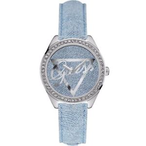 【送料無料】腕時計　ウォッチ　アラームジーンズブレスレットguess reloj relojes fantastico w0456l10 little flirt jeans pulsera reloj de pulsera nuevo