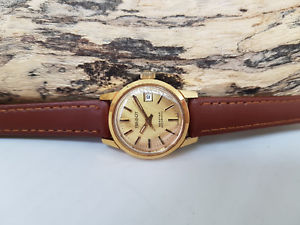 【送料無料】腕時計　ウォッチ　ティソゴールドビンテージクロックレディースvintage usado tissot gp oro cuadrante fecha reloj de seoras
