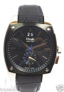 【送料無料】腕時計 ウォッチ レディースステンレススチールブレスレットウォッチmisaki seores reloj pulsera de acero inoxidable cuero negro qcrwmc 98m6 preis reduce