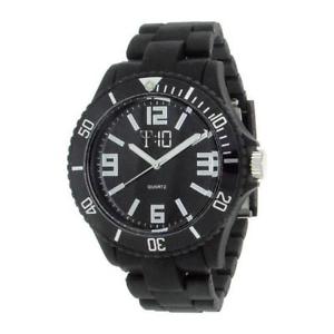 【送料無料】腕時計　ウォッチ　ポリカーボネートlitchi orologio in policarbonato nero t10p028n