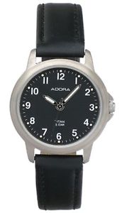 【送料無料】腕時計　ウォッチ　アナログクォーツチタンadora reloj de pulsera mujer analgico cuarzo fecha titanio cuero 34612