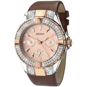 【送料無料】腕時計 ウォッチ インテンスピンクゴールドメッキベルトアナログreloj analgico seksy intenso de las seoras chapado en oro rosa correa marrn de cuero nuevo 【送料無料】腕時計 ウォッチ インテンスピンクゴールドメッキベルトアナログreloj analgico seksy intenso de las seoras chapado en oro rosa correa marrn de cuero nuevo