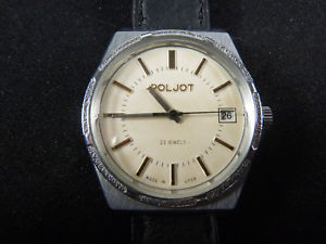 【送料無料】腕時計　ウォッチ　ソシルバーpoljot automatic day funcional made urss plata(2)