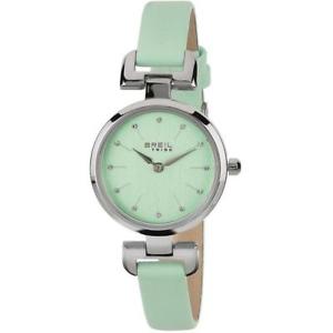 【送料無料】腕時計 ウォッチ ドナジョイベラペレヴェルデスワロフスキーサブメートルorologio donna breil tribe joy ew0241 vera pelle verde acqua swarovski sub 50mt