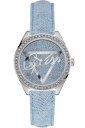 【送料無料】腕時計 ウォッチ アラームジーンズブレスレットguess reloj relojes fantastico w0456l10 little flirt jeans pulsera reloj de pulsera nuevo