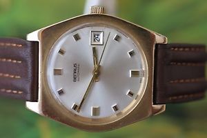 ベンラス 【送料無料】腕時計　ウォッチ　スイスカレンダージュエリーbenrus gran chapado en oro reloj suizo automtico 25 joyas con calendario