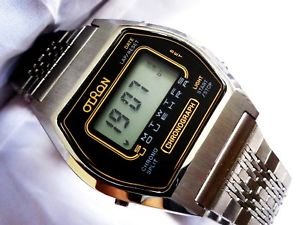 【送料無料】腕時計 ウォッチ アラームクロノグラフビンテージステンレススチールデジタルreloj crongrafo vintage otron 1970s todo acero inoxidable digital para hombre nos 【送料無料】腕時計 ウォッチ アラームクロノグラフビンテージステンレススチールデジタルreloj crongrafo vintage otron 1970s todo acero inoxidable digital para hombre nos