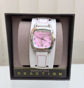 【送料無料】腕時計　ウォッチ　ケネスレディースホワイトレザークロックnuevo reloj de damas kenneth cole fecha de cuero blanco rrp 129 gran regalo a64