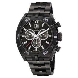 腕時計　ウォッチ　アラームジャガーステンレススチールブラックreloj jaguar edicin limitada j6562 en acero inoxidable color negro 45mm