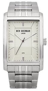 楽天hokushin【送料無料】腕時計　ウォッチ　ベンシャーマンナイツステンレスben sherman wb013sm clerkenwel caballeros de acero inoxidable 2 ao de garanta rrp 8000