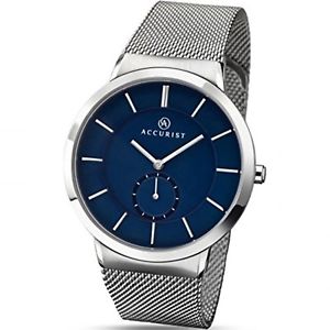 【送料無料】腕時計 ウォッチ ロンドンエリアストラップreloj para hombre accurist londres esfera azul correa milanesa 7014 rrp 9999