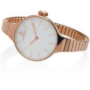 【送料無料】腕時計 ウォッチ フープアラームヌーボーローザhoops reloj nouveau chrie elastic mujer blanco ip rosa 2600lrg02 【送料無料】腕時計 ウォッチ フープアラームヌーボーローザhoops reloj nouveau chrie elastic mujer blanco ip rosa 2600lrg02
