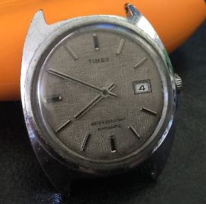 【送料無料】腕時計 ウォッチ オートヴィンテージアラームtimex automatic vintage watch reloj no funciona 33,7mm