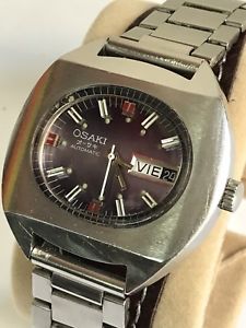 【送料無料】腕時計　ウォッチ　ビンテージカレンダーreloj vintage osaki eta2789cd automatic 17jewels calendario