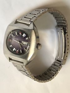 【送料無料】腕時計　ウォッチ　ビンテージカレンダーreloj vintage osaki eta2789cd automatic 17jewels calendario