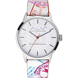 【送料無料】腕時計　ウォッチ　マティーニビアンコペレorologio donna alv by alviero martini alv0009 pelle bianco