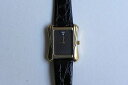 【送料無料】腕時計　ウォッチ　ジュネーブゴールデンスクエアブレスレットgeneve seora reloj de pulsera 25x22mm cuadrada dorado pulsera de cuero teidos reduce