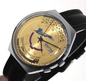 腕時計　ウォッチ　ロシアウォッチnuevo anuncioraketa orologio russo sukhoi giallo russian watch