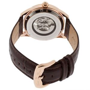 【送料無料】腕時計　ウォッチ　ピンクゴールドケースブラウンベルトクロックlucien piccard para hombres oro rosa estuche correa marrn reloj automtico 10660arg01brw