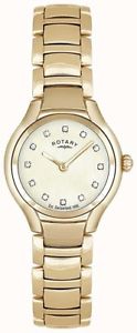 【送料無料】腕時計　ウォッチ　ロータリーレディースステンレススチール￥reloj de pulsera rotary seoras chapado en oro de acero inoxidable lb0281140 159
