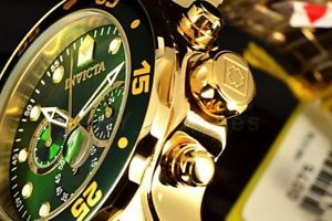 【送料無料】腕時計 ウォッチ プロダイバークロノグラフグリーンエリアinvicta pro diver scub crongrafo verde esfera 18 ct chapado en oro ss bracelt 【送料無料】腕時計 ウォッチ プロダイバークロノグラフグリーンエリアinvicta pro diver scub crongrafo verde esfera 18 ct chapado en oro ss bracelt