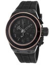 【送料無料】腕時計　ウォッチ　スチールケースラバーストラップブラックスイスreloj de cuarzo swiss legend para hombre acero negro con estuche y correa de caucho 13845negrorb