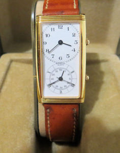 【送料無料】腕時計　ウォッチ　アナログデュアルタイムアラームクオーツベルトbreil hora dual cuarzo analgico 1980s reloj correa cuero idea de regalo