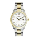 【送料無料】腕時計 ウォッチ クラシックゴールドorologio uomo lorenz classic 026979aa bianco bracciale bicolor acciaio gold(2)