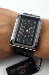 【送料無料】腕時計　ウォッチ　スイスイータクロコダイルカーボンイタリアウォッチwatch lorenz tb7 025922aa para hombres swiss eta al carbono cocodrilo italy