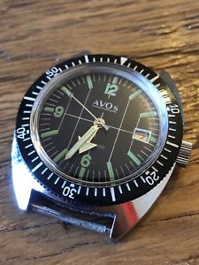 【送料無料】腕時計　ウォッチ　ダイバースキューバビンテージdiver scuba vintage avos carica manuale