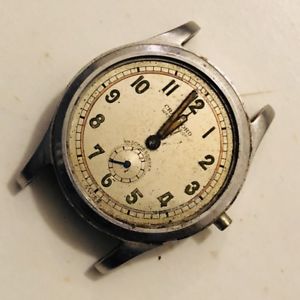 【送料無料】腕時計 ウォッチ ビンテージステンレススチールvintage rare 40s military crowford waterproof stainless steel world war