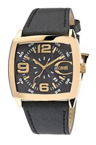【送料無料】腕時計 ウォッチ キャバリネロペレorologio dorato da uomo just cavalli r7251325125 con cinturino nero in pelle