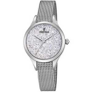 【送料無料】腕時計 ウォッチ マドモアゼルドナアルジェントorologio festina mademoiselle donna con cristalli acciaio argento f203361