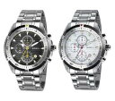 【送料無料】腕時計 ウォッチ アースエッジクロノネロビアンコメートルorologio uomo breil ground edge chrono bracciale acciaio nero bianco 100mt