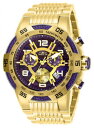 【送料無料】腕時計 ウォッチ スピードウェイステンレスクロックinvicta hombres speedway 100m morado esfera tono reloj acero inoxidable 28012