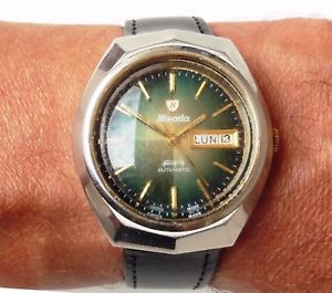 ̵ӻסåʥĥ顼ॵӥcaballeros 1970s ss nivada automtico da fecha reloj como garanta de servicio de 2066 6m