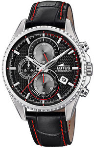 【送料無料】腕時計 ウォッチ クロノアラームreloj hombre lotus chrono 185276 de cuero negro 【送料無料】腕時計 ウォッチ クロノアラームreloj hombre lotus chrono 185276 de cuero negro